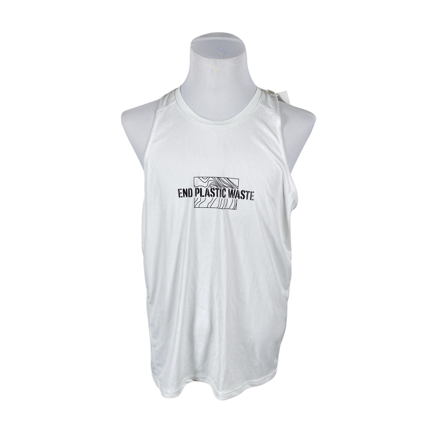 Unisex Adidas - Sleeveless sports top, size L - White (1)