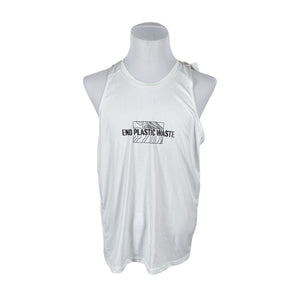 Unisex Adidas - Sleeveless sports top, size L - White (1)