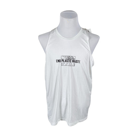 Unisex Adidas - Sleeveless sports top, size L - White ()