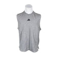 Unisex Adidas - Sleeveless sports top, size L - Gray ()