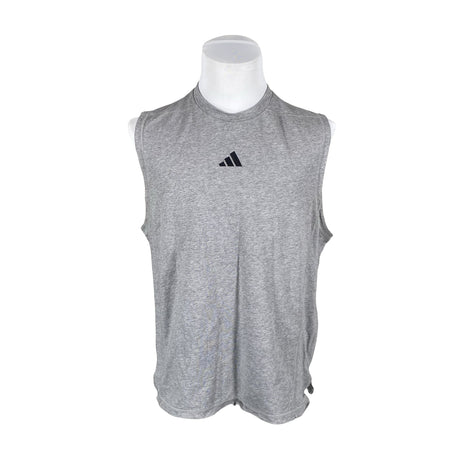 Unisex Adidas - Sleeveless sports top, size L - Gray ()