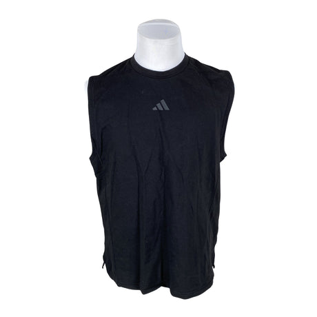 Unisex Adidas - Sleeveless sports top, size L - Black ()