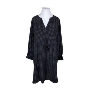 Unisex Zizzi - Schiffon dress, size 54 - Black (1)