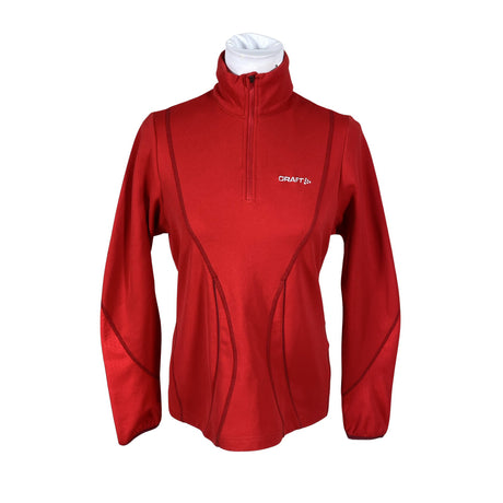 Unisex Craft - Sports shirt, long sleeve, size 40 - Red ()
