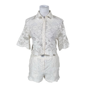 Unisex MSGM - Short-sleeved blouse, size 38 - White (1)