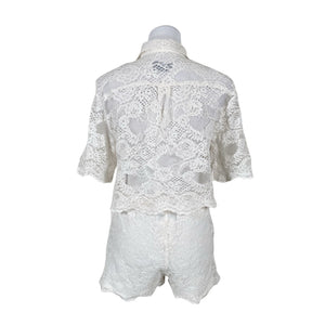 Unisex MSGM - Short-sleeved blouse, size 38 - White (2)