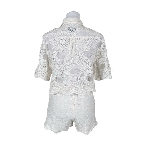 Unisex MSGM - Short-sleeved blouse, size 38 - White (2)