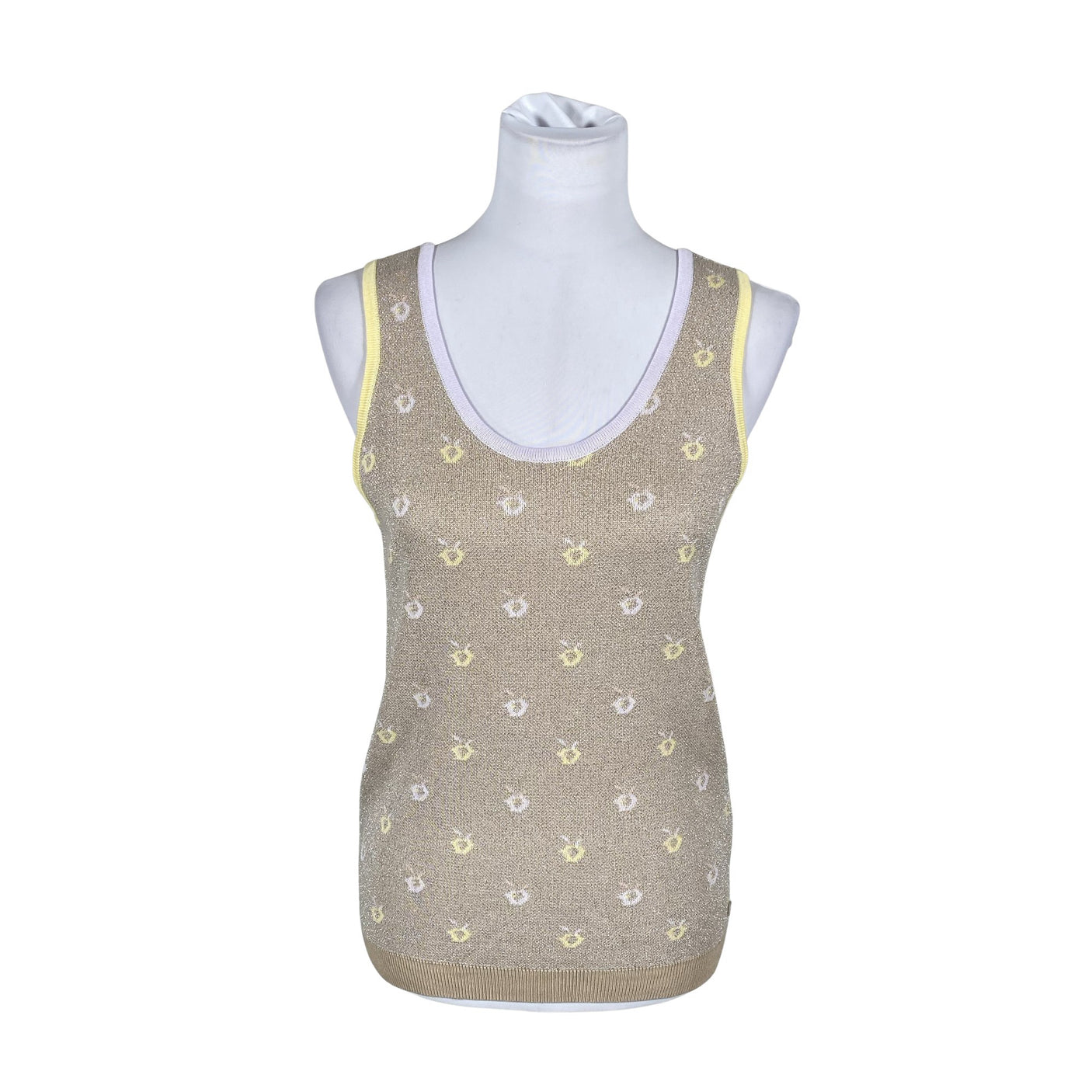 Unisex Nümph - Tricot tank top, size 34 - Beige (1)