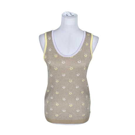 Unisex Nümph - Tricot tank top, size 34 - Beige ()