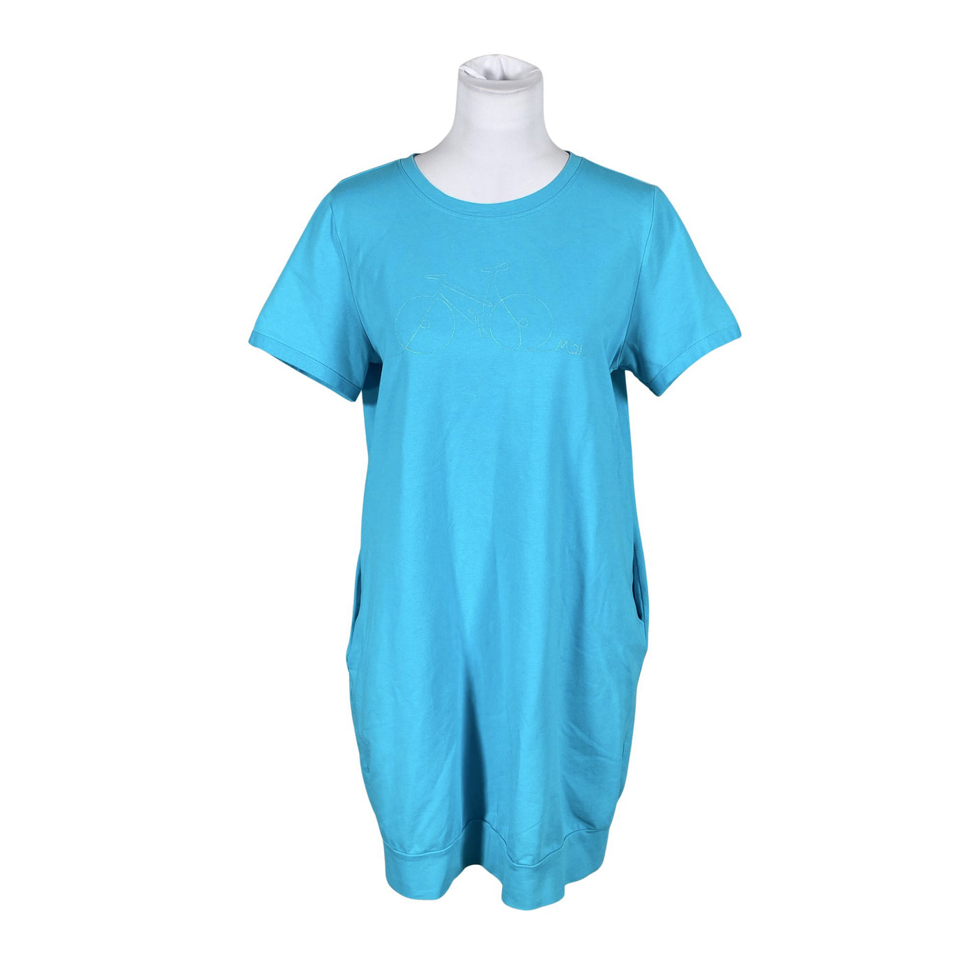 Unisex Moi Stuudio - Sweatshirt dress, size 40 - Turquoise (1)