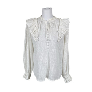 Unisex Bruuns Bazaar - Blouse, size 36 - White (1)