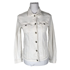 Unisex Esprit - Denim jacket, size 34 - White (1)