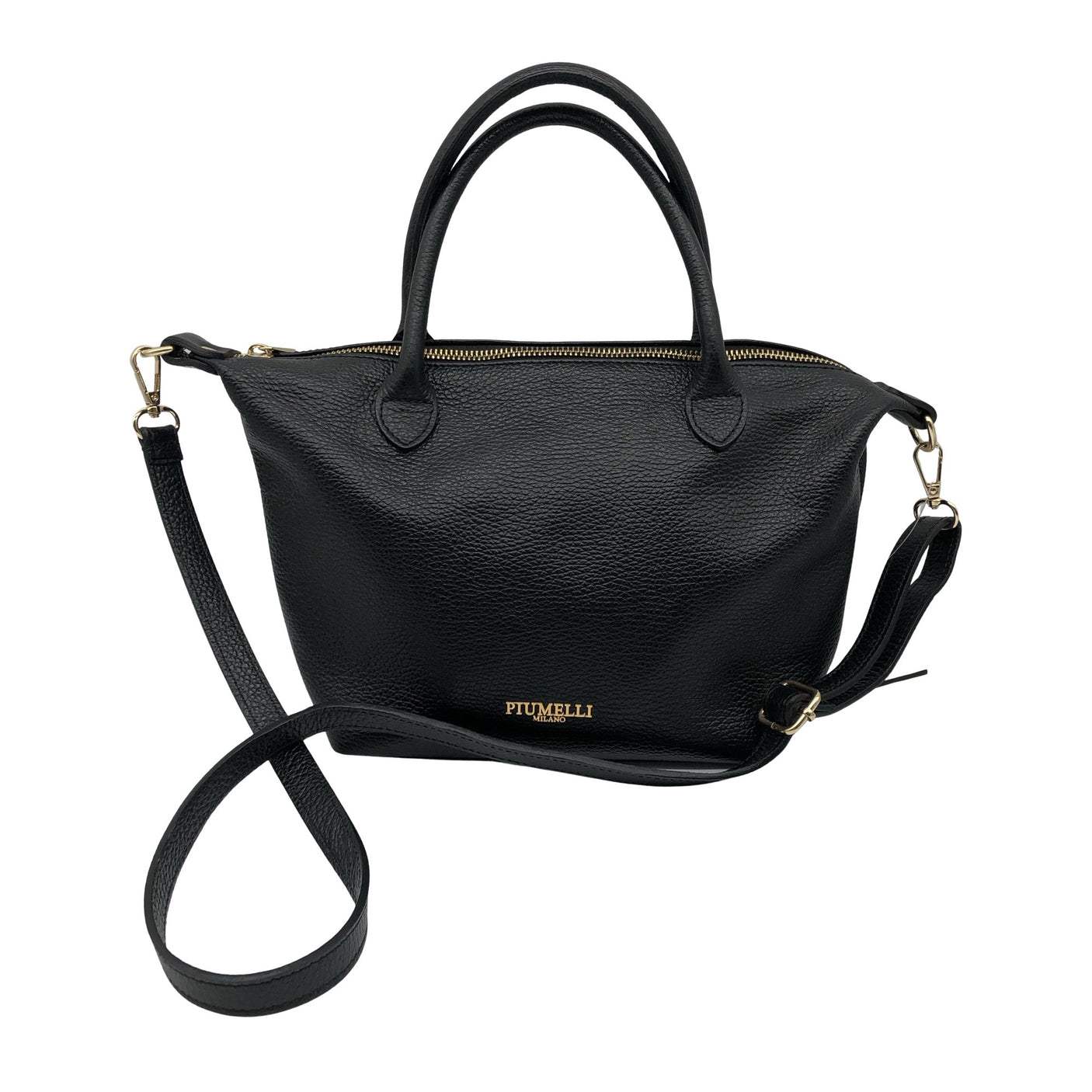 Unisex Piumelli - Handbag, size Midi - Black (1)