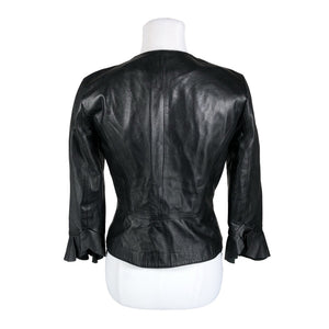 Unisex Sandro Ferrone - Leather jacket, size 36 - Black (2)