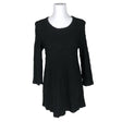 Unisex Aino - Tricot tunic, size 38 - Black ()