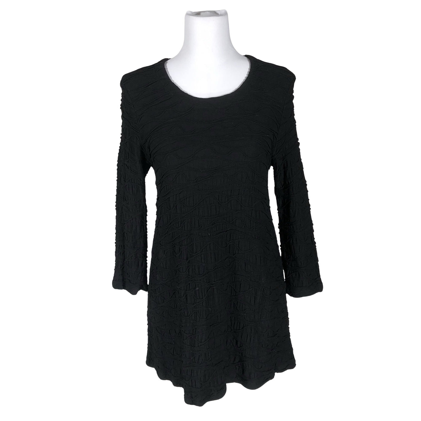 Unisex Aino - Tricot tunic, size 38 - Black (1)