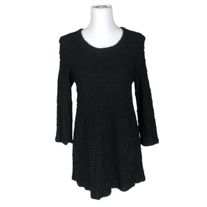 Unisex Aino - Tricot tunic, size 38 - Black (1)