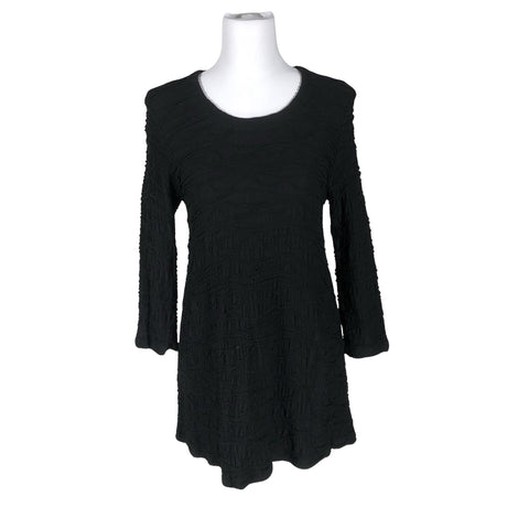 Unisex Aino - Tricot tunic, size 38 - Black ()