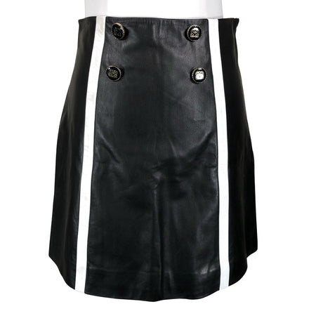 Unisex Sandro Paris - Leather skirt, size 36 - Black ()