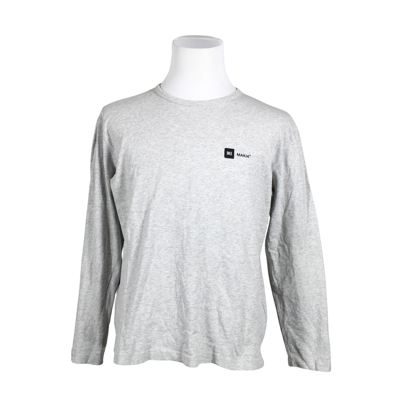 Unisex Makia - Tricot shirt, size M - Gray (1)