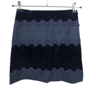 Unisex Sandro Paris - Fabric skirt, size 34 - Blue (1)