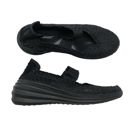 Unisex Maahiset - Wedge heel shoes, size 38 - Black ()