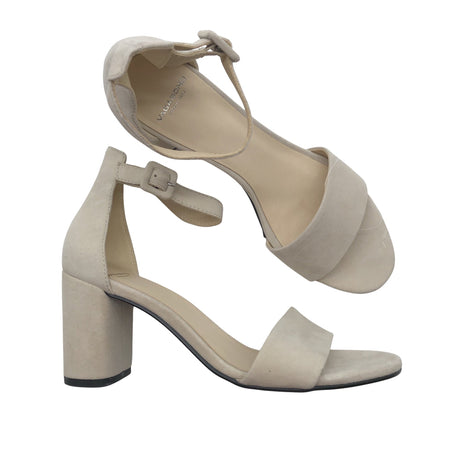 Unisex Vagabond - Open toe high heel shoes, size 40 - Beige ()