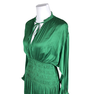 Unisex Maje - Schiffon dress, size 38 - Green (3)
