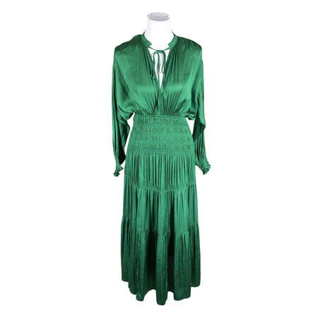 Unisex Maje - Schiffon dress, size 38 - Green ()