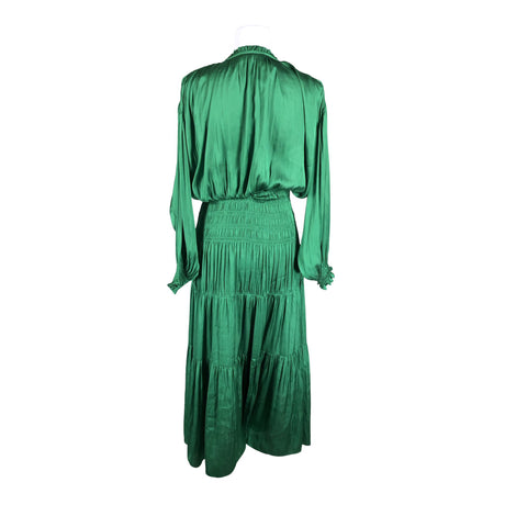 Unisex Maje - Schiffon dress, size 38 - Green (2)