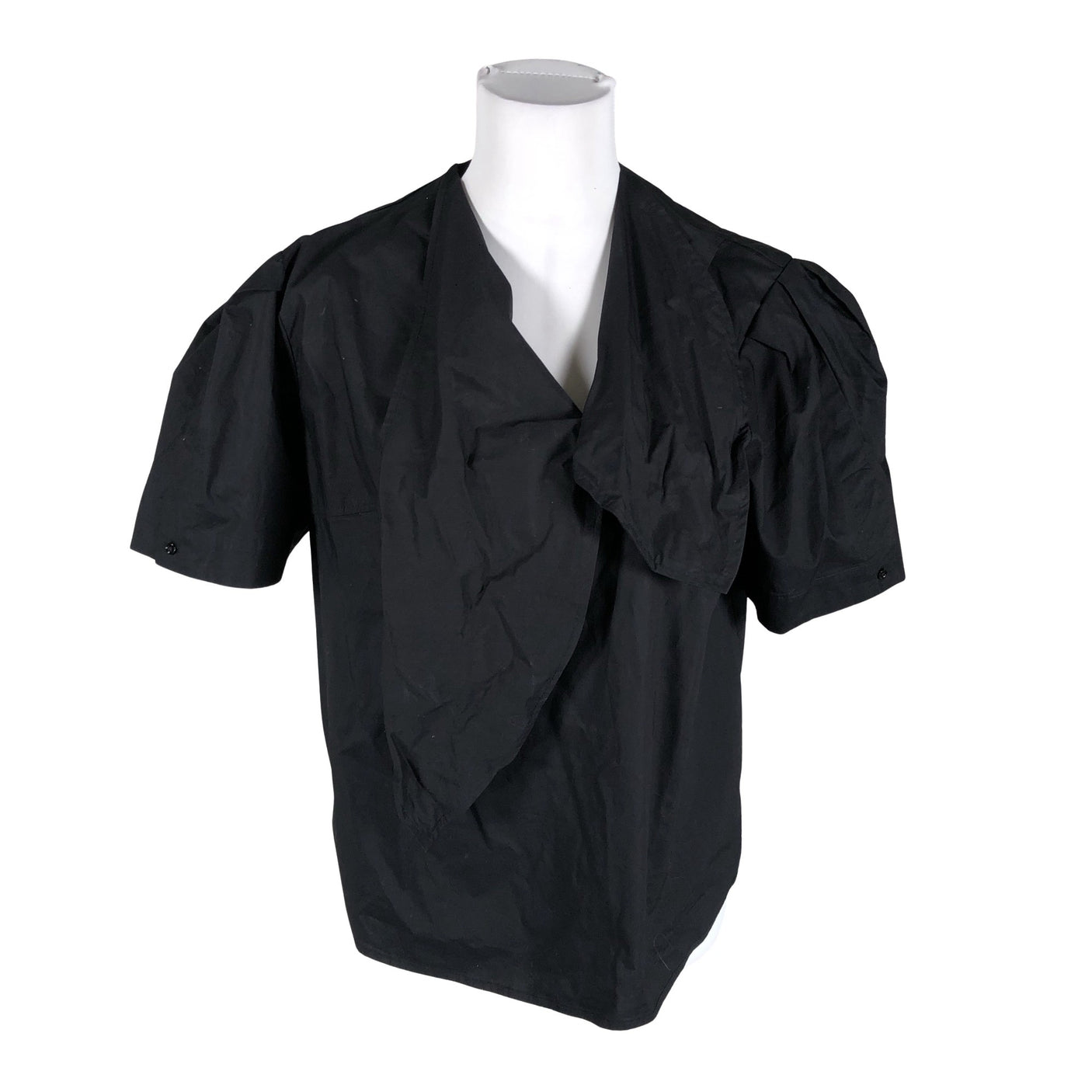 Unisex The Masai - Short-sleeved blouse, size 40 - Black (1)