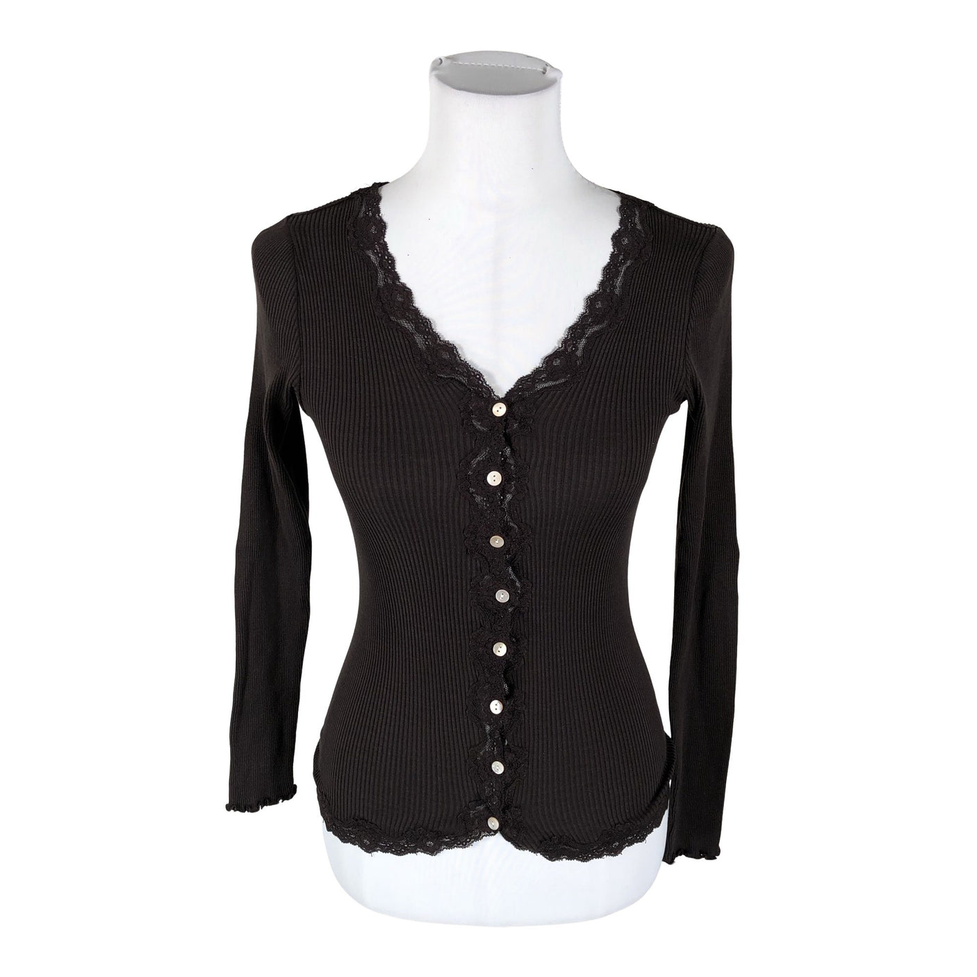 Unisex Rosemunde - Tricot shirt, size 38 - Brown (1)
