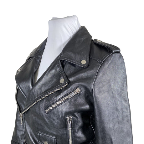 Unisex Deadwood - Leather jacket, size 42 - Black (2)