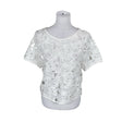 Unisex Parisian - Short-sleeved blouse, size 38 - White ()