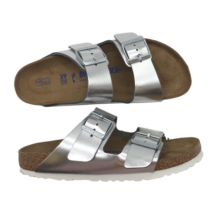 Unisex Birkenstock - Sandals, size 39 - Silver ()