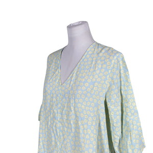 Unisex Marimekko - Schiffon dress, size 40 - Green (2)