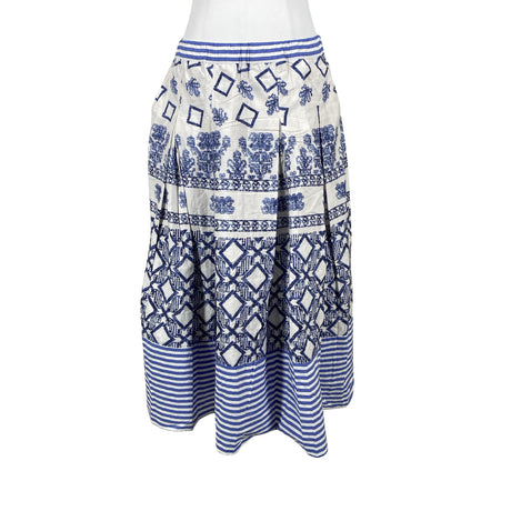 Unisex Marina Rinaldi - Fabric skirt, size 40 - Light blue ()
