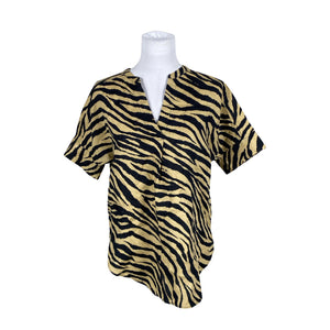 Unisex Marks&Spencer - Short-sleeved blouse, size 36 - Beige (1)