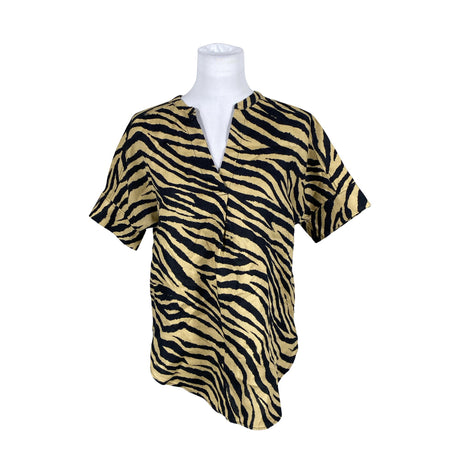 Unisex Marks&Spencer - Short-sleeved blouse, size 36 - Beige ()
