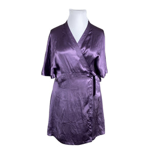 Unisex Stockmann Silk - Dressing gown, size 42 - Violet (1)