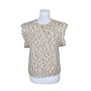 Unisex Handmade - Knit vest, size 36 - Beige (1)
