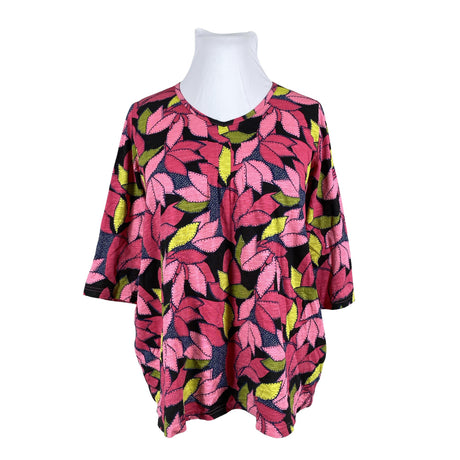 Unisex Ulla Popken - Tricot shirt, size 42 - Pink ()