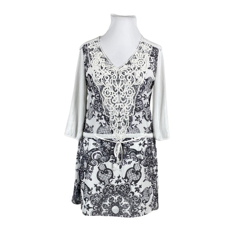 Unisex Desigual - Schiffon dress, size 44 - White ()