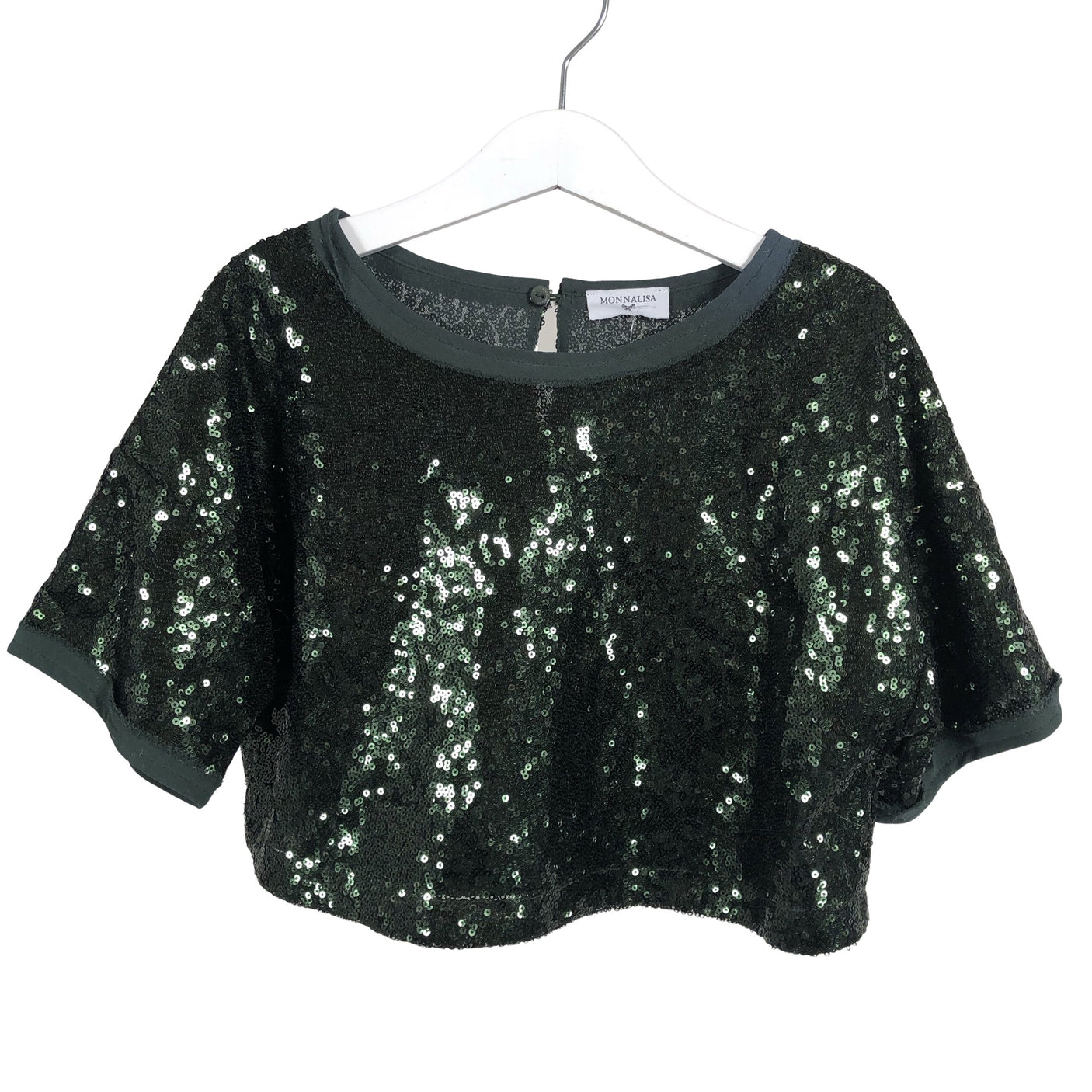 Unisex Monnalisa - Party shirt, size 122 - 128 - Green (1)