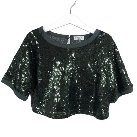 Unisex Monnalisa - Party shirt, size 122 - 128 - Green ()