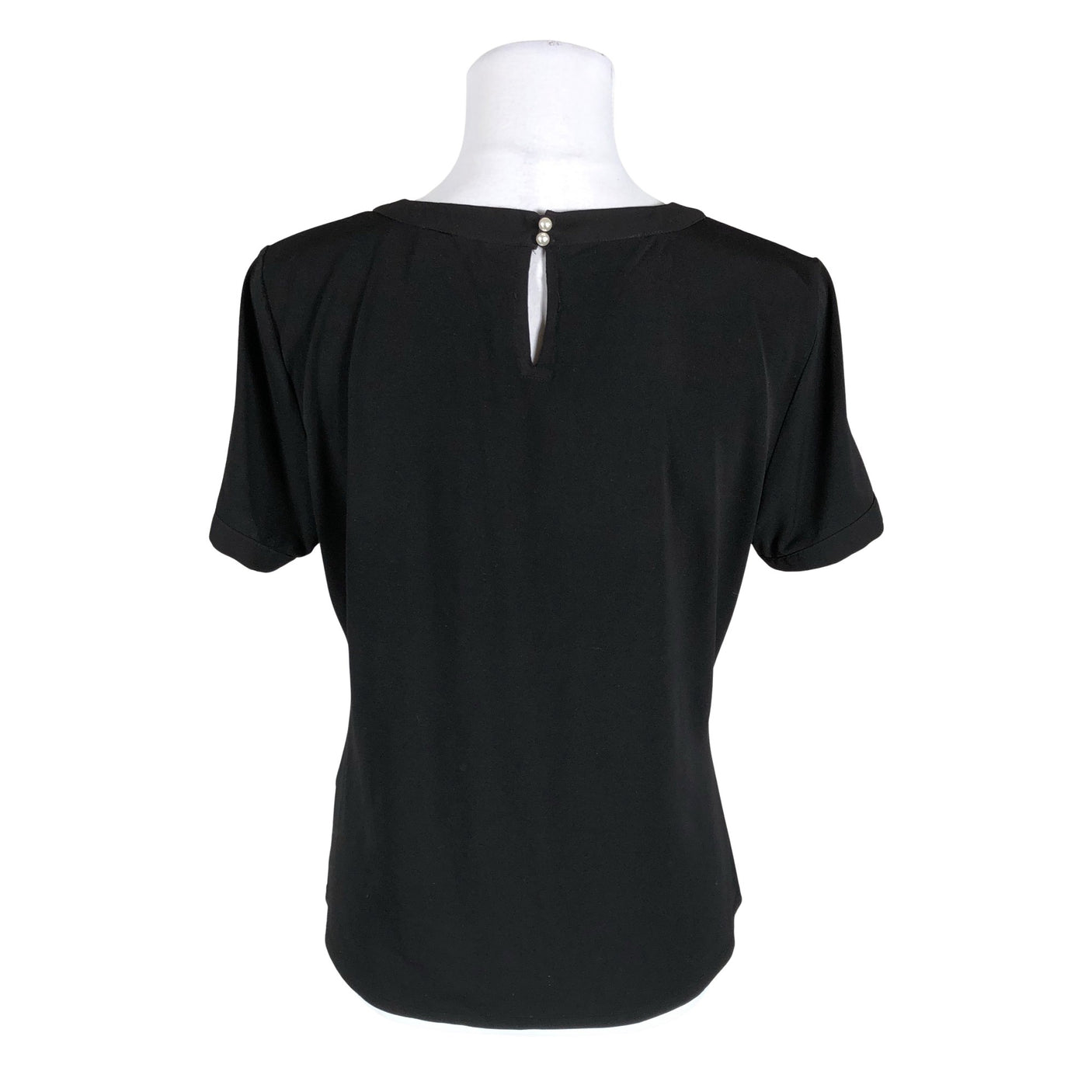 Unisex Karl Lagerfeld - Short-sleeved blouse, size 38 - Black (2)