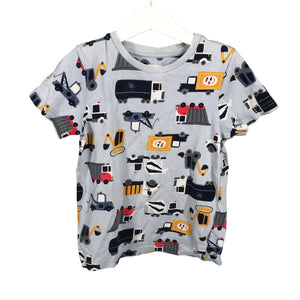 Unisex Polarn O. Pyret - T-shirt, size 110 - 116 - Light blue (1)
