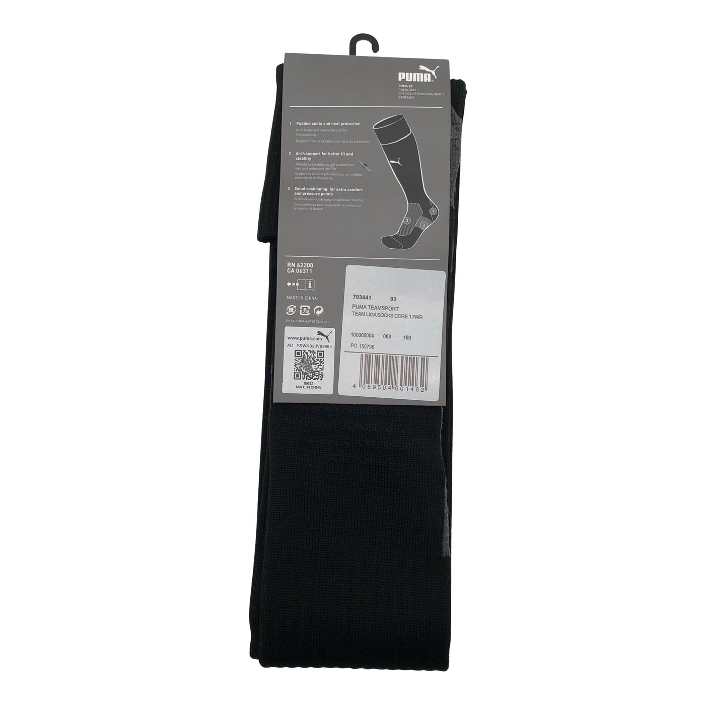 Unisex Puma - Socks, size 39 - Black (2)