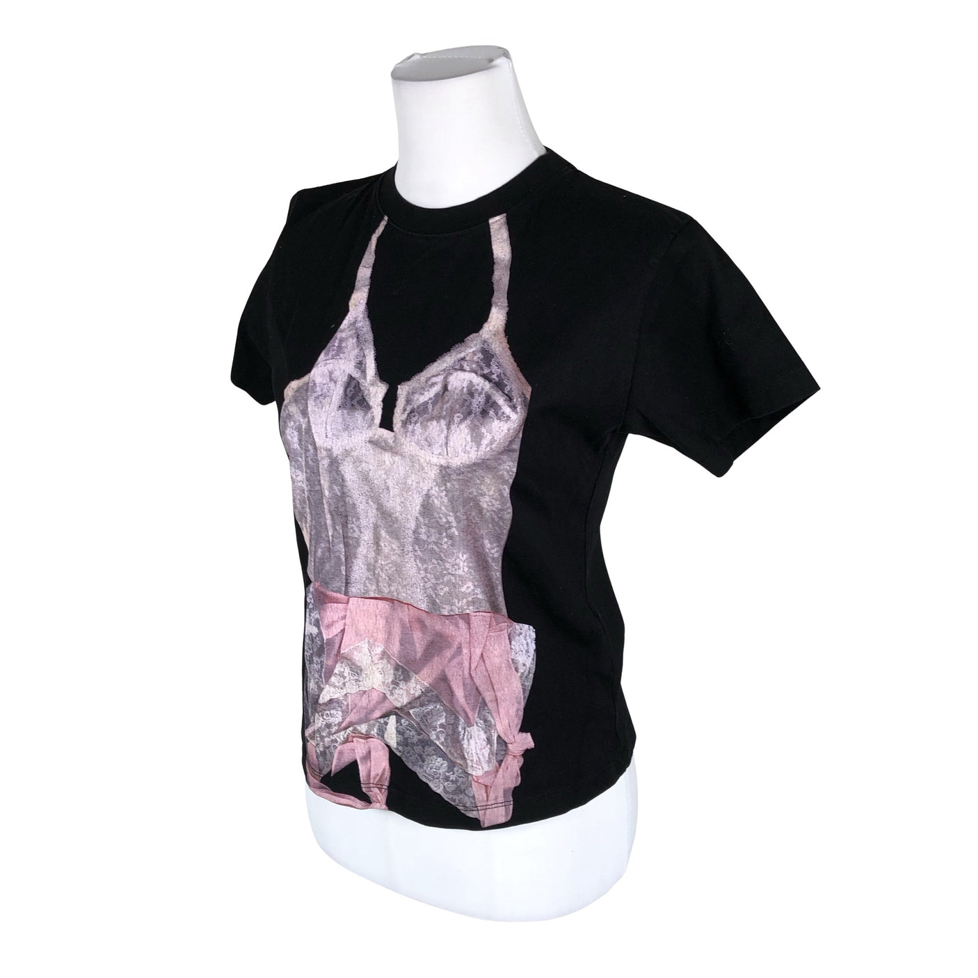 Unisex MSGM - T-shirt, size 38 - Black (3)