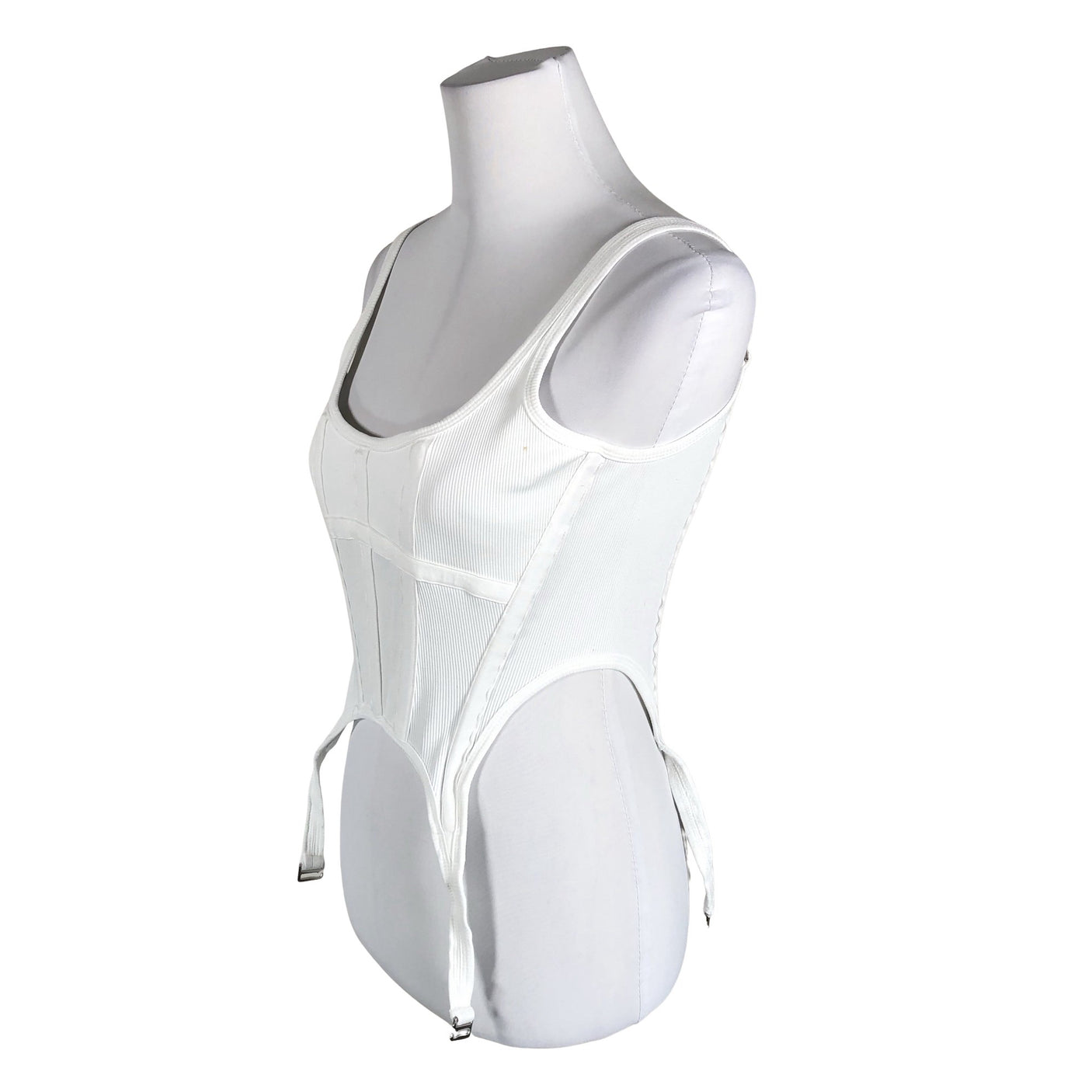 Unisex Dion Lee - Tricot tank top, size 36 - White (3)